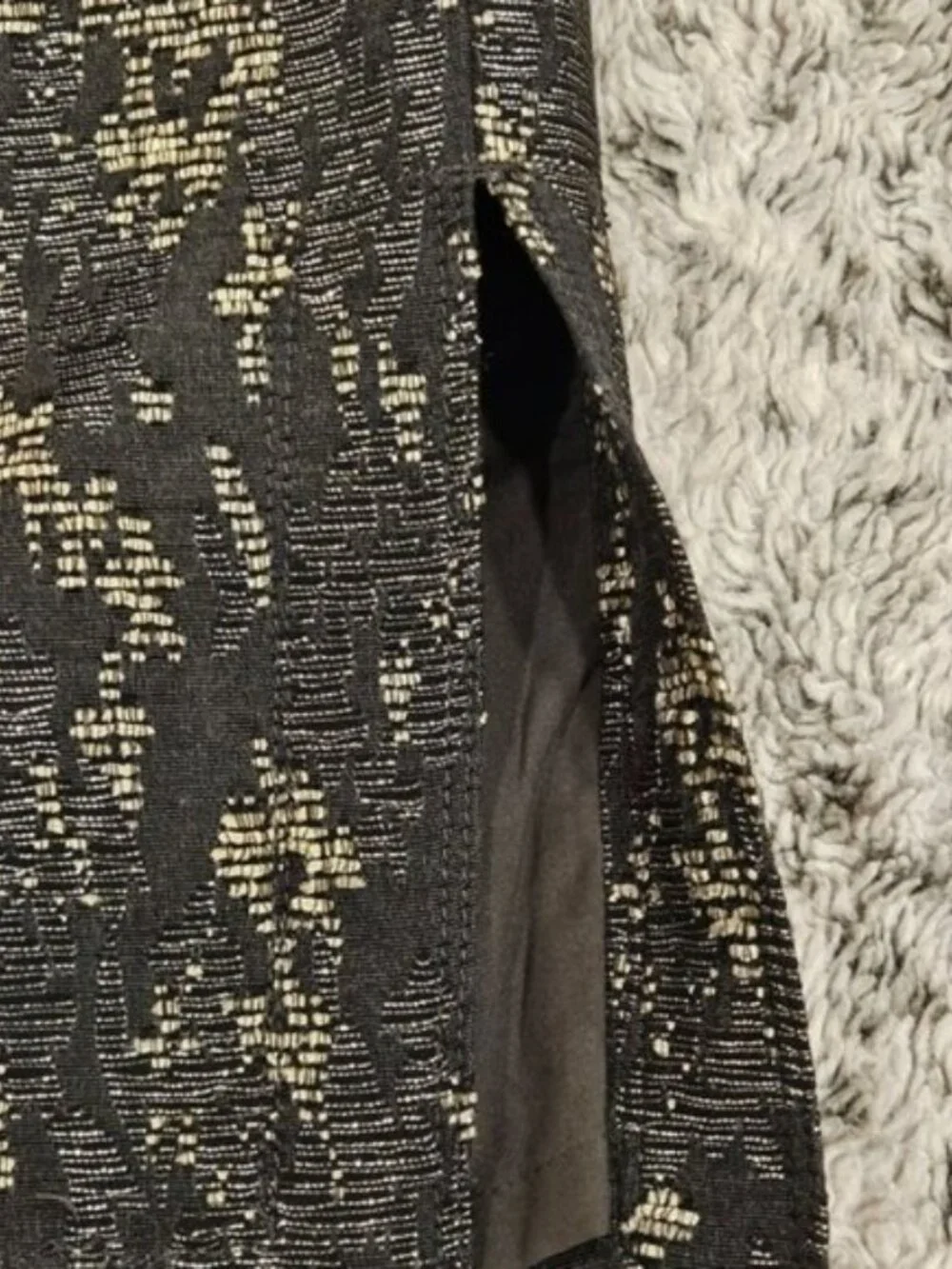 Banana Republic Intricate Jacquard Belted Pencil Chic Skirt W/Pockets NWT Size 8